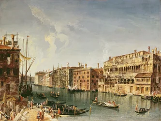Venise, Grand Canal et le Fondaco dei Turchi